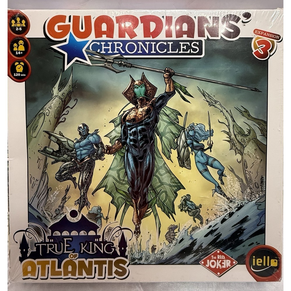 Iello *Boardgame Expansion 3 Only* Guardian Chronicles True King of Atlantis NEW